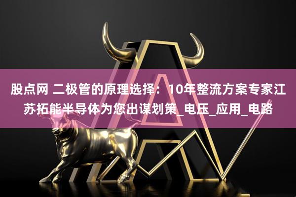 股点网 二极管的原理选择:10年整流方案专家江苏拓能半导体为您出谋划策_电压_应用_电路